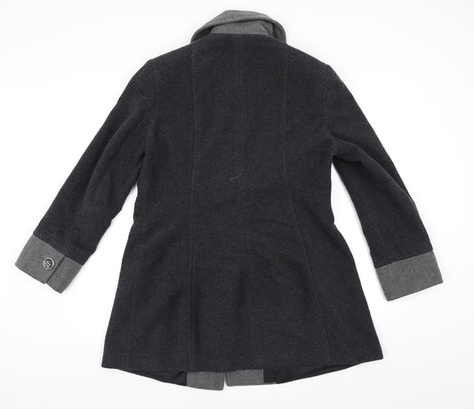 Womens UK Size 12 Isle Grey Pea Coat
