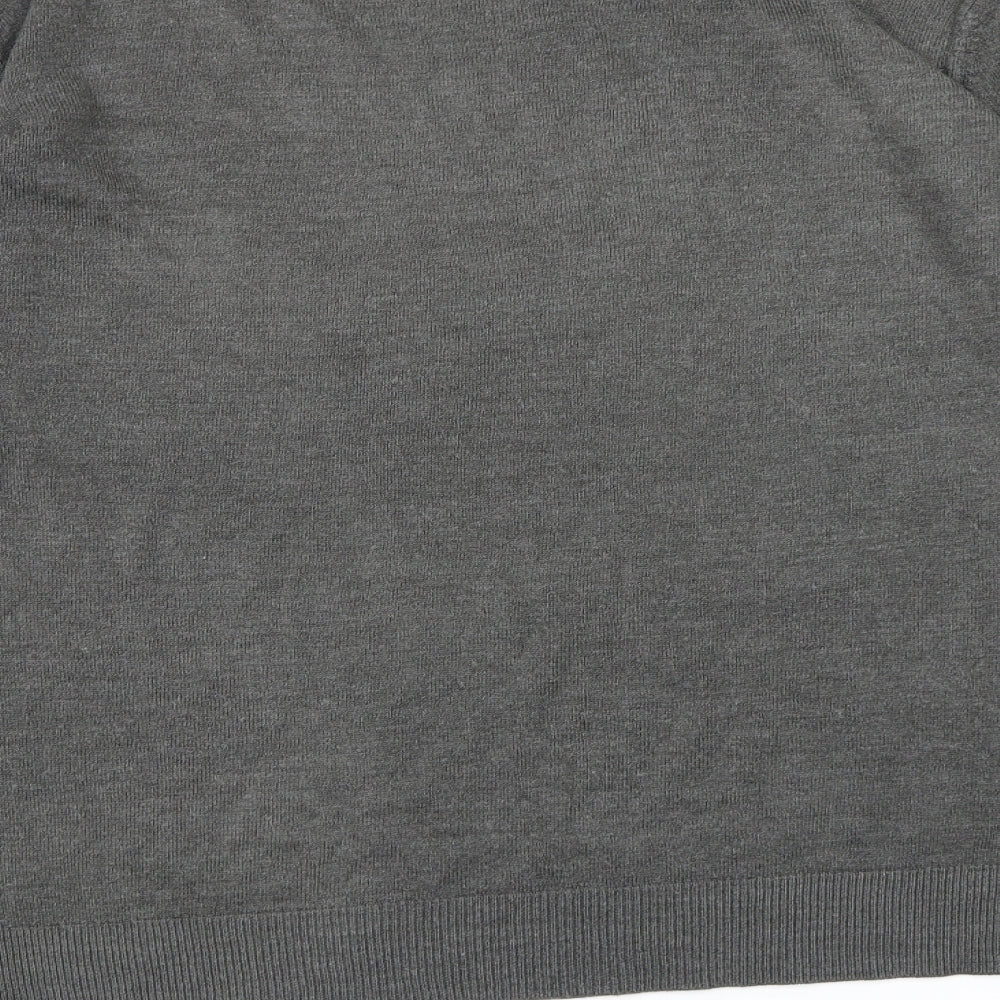 George Mens Grey  Knit Pullover Jumper Size L