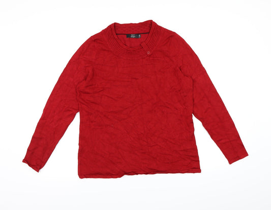 Sky Designs Womens Red  Knit Pullover Jumper Size S