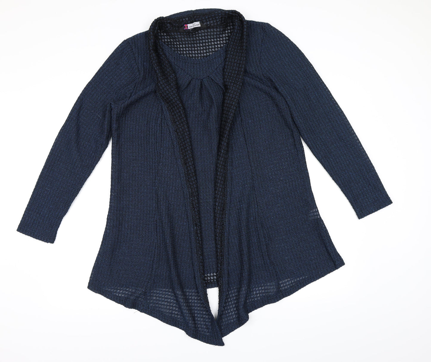 Collection London Womens Blue  Knit Cardigan Jumper Size 16