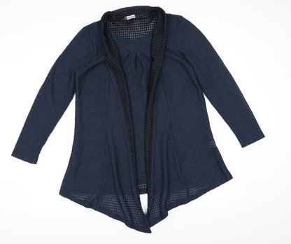 Collection London Womens Blue  Knit Cardigan Jumper Size 16