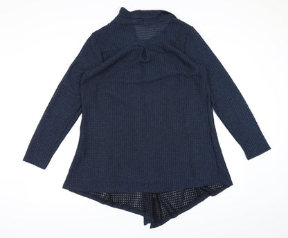 Collection London Womens Blue  Knit Cardigan Jumper Size 16