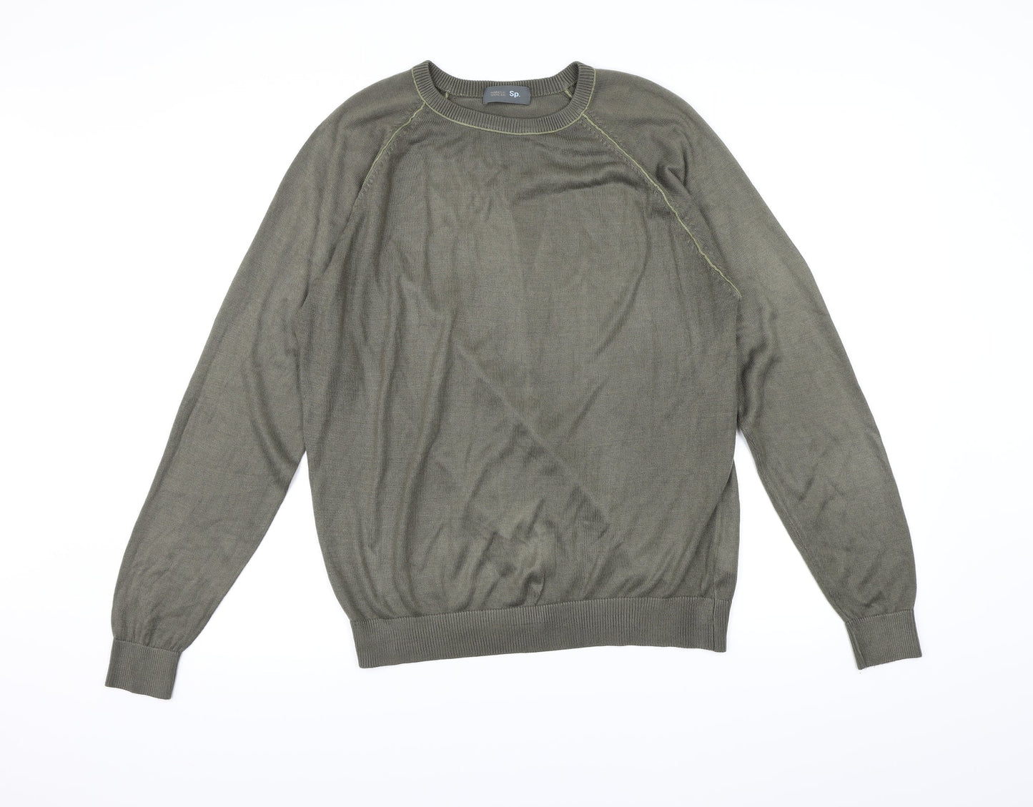 Marks and Spencer Mens Brown  Knit Pullover Jumper Size M