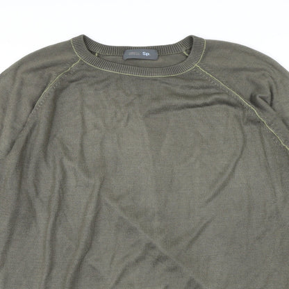Marks and Spencer Mens Brown  Knit Pullover Jumper Size M