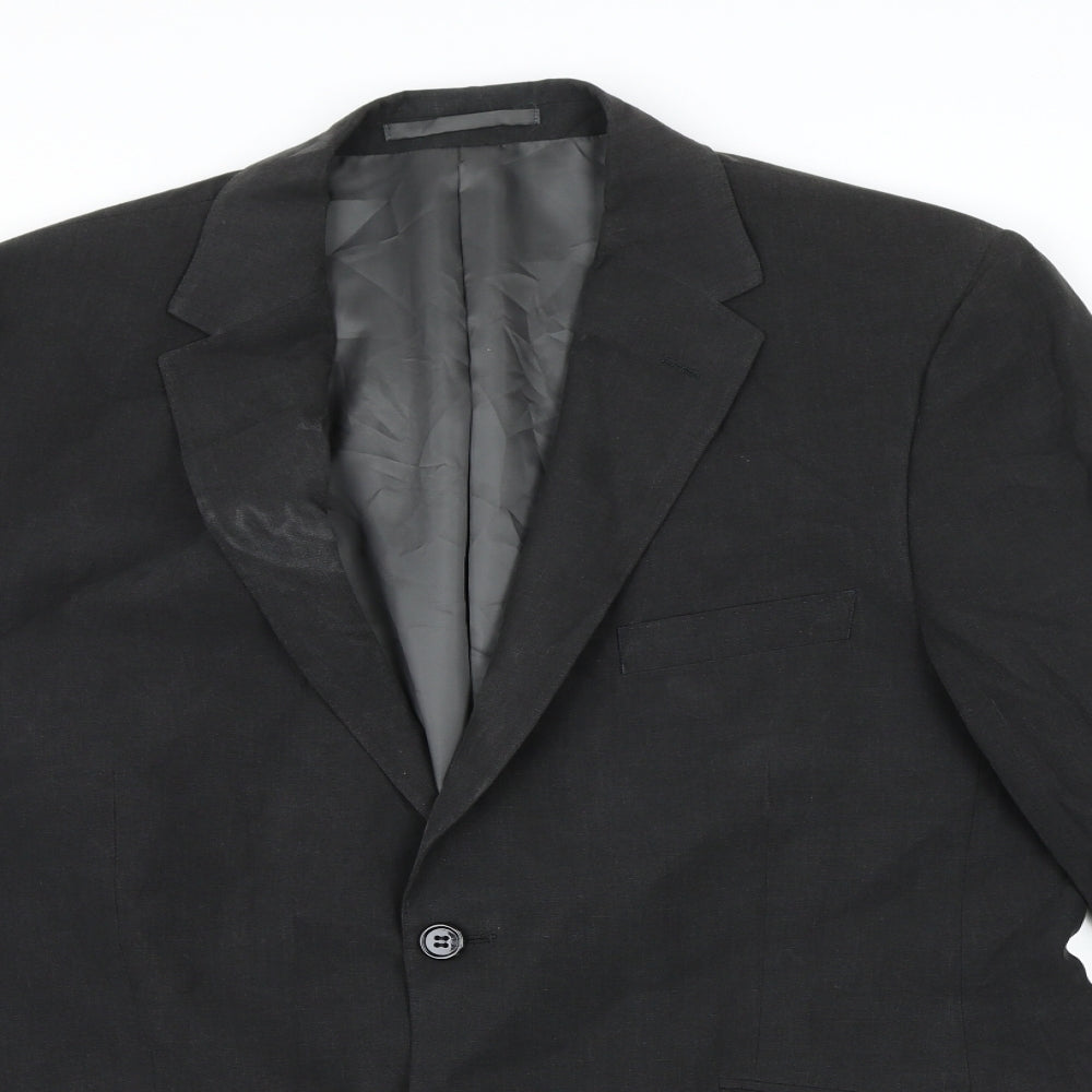Mens UK Size 42 Marks and Spencer Regular Grey Suit Jacket