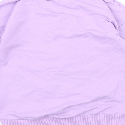 NEXT Girls Purple  Jersey Pullover Sweatshirt Size 7 Years