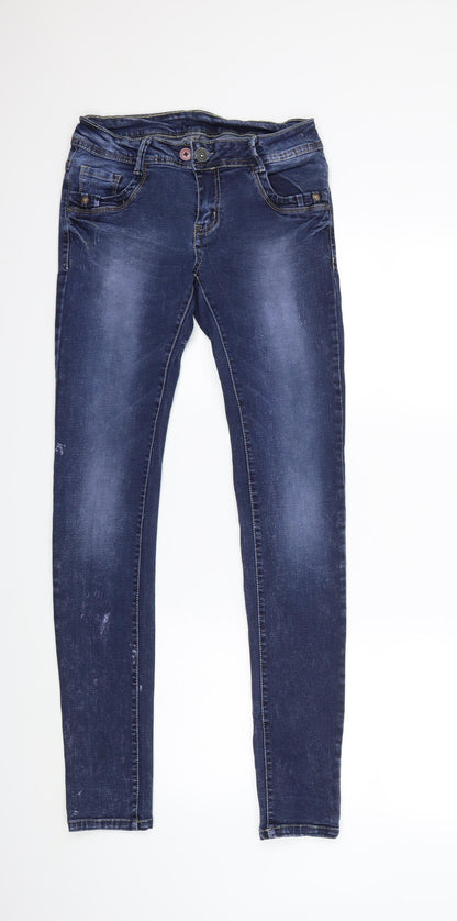Fashion Jeans Womens Blue  Denim Skinny Jeans Size 26 in L30 in