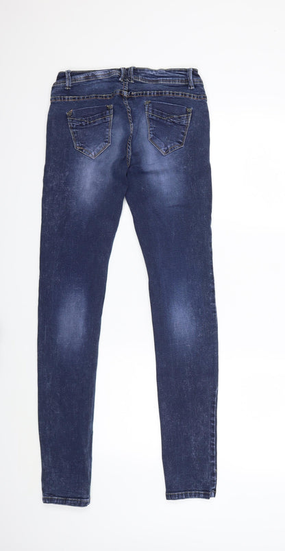 Fashion Jeans Womens Blue  Denim Skinny Jeans Size 26 in L30 in