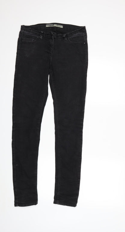 Denim & Co. Womens Black  Denim Skinny Jeans Size 30 in L31 in