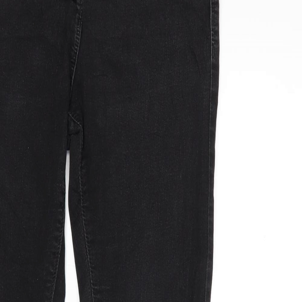 Denim & Co. Womens Black  Denim Skinny Jeans Size 30 in L31 in