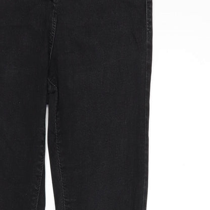 Denim & Co. Womens Black  Denim Skinny Jeans Size 30 in L31 in
