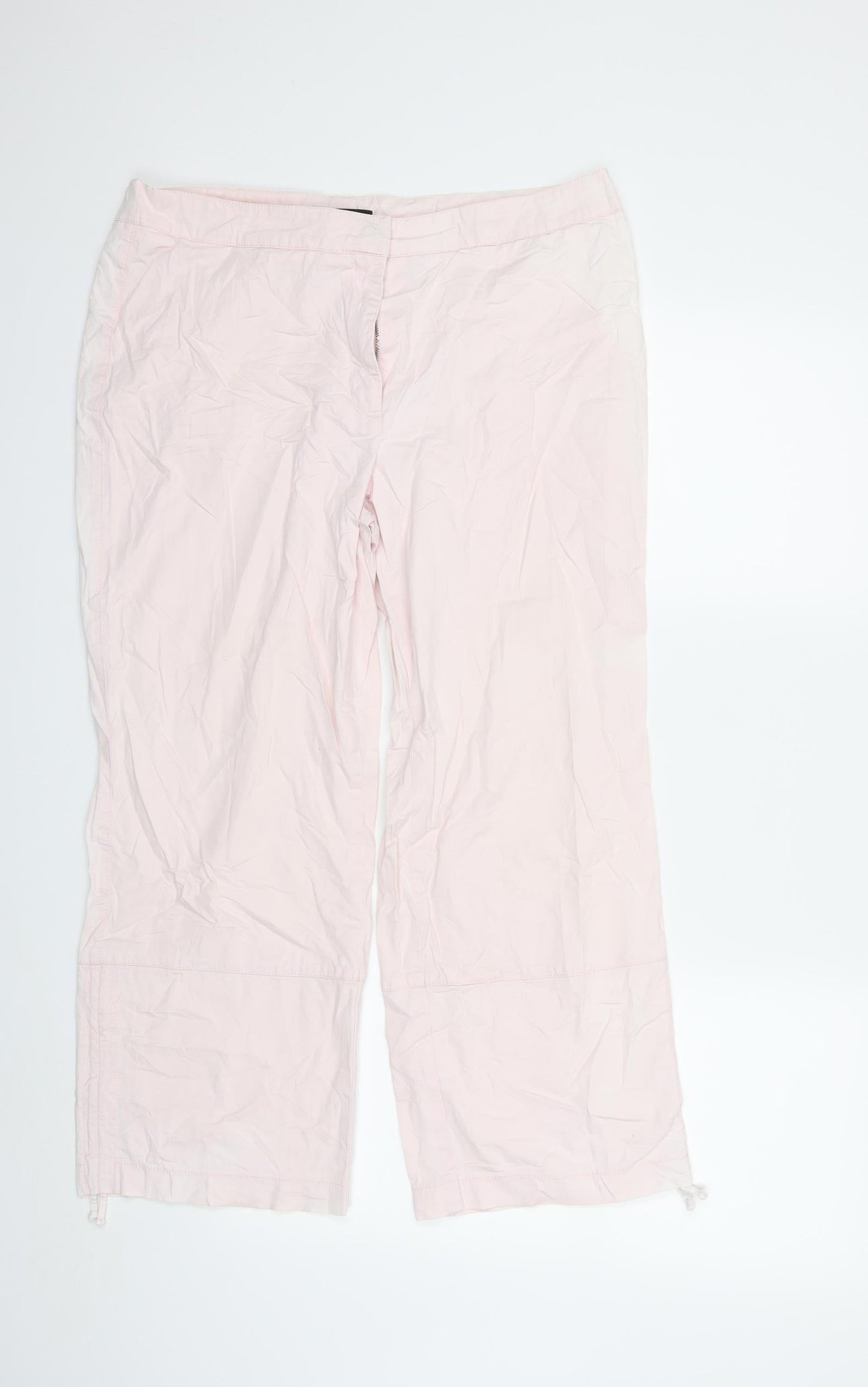 Womens UK Size 34 in Cambio Regular Fit  Pink Trousers