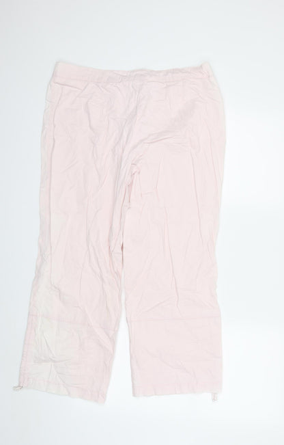 Womens UK Size 34 in Cambio Regular Fit  Pink Trousers