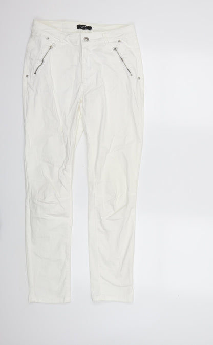 M.A.P.P Womens White  Denim Skinny Jeans Size M L27 in
