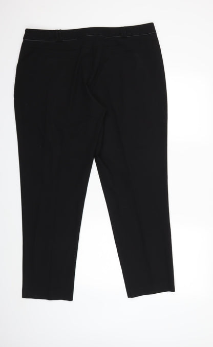 George Mens Black   Trousers  Size 18 L29 in