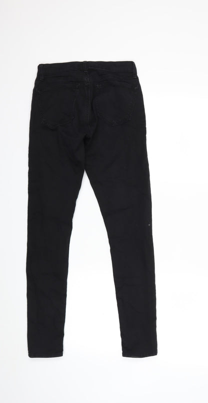 Topshop Womens Black  Denim Skinny Jeans Size 26 in L32 in