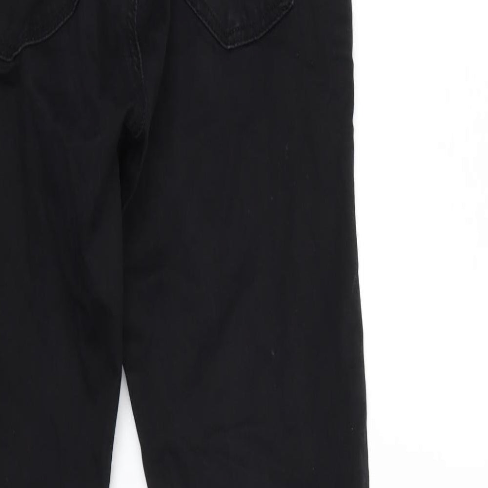 Topshop Womens Black  Denim Skinny Jeans Size 26 in L32 in