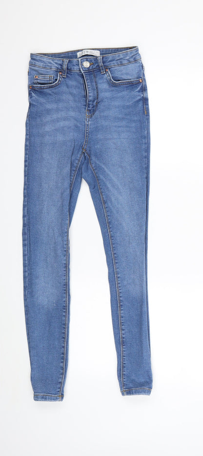 Denim & Co. Womens Blue  Denim Skinny Jeans Size 6 L25 in