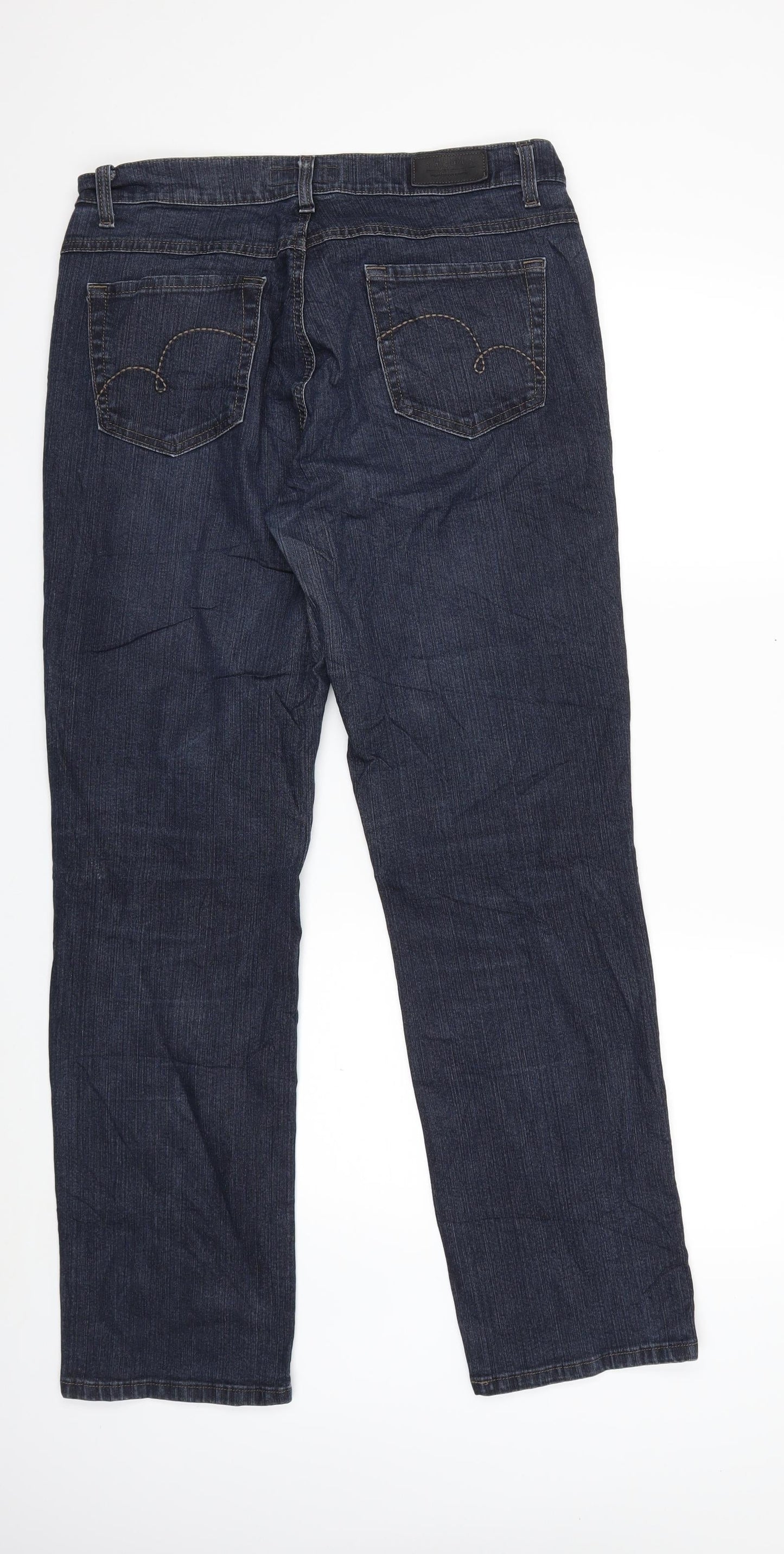 Womens UK Size 14 Angels Regular Fit Straight Blue Jeans