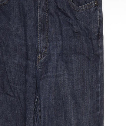Womens UK Size 14 Angels Regular Fit Straight Blue Jeans