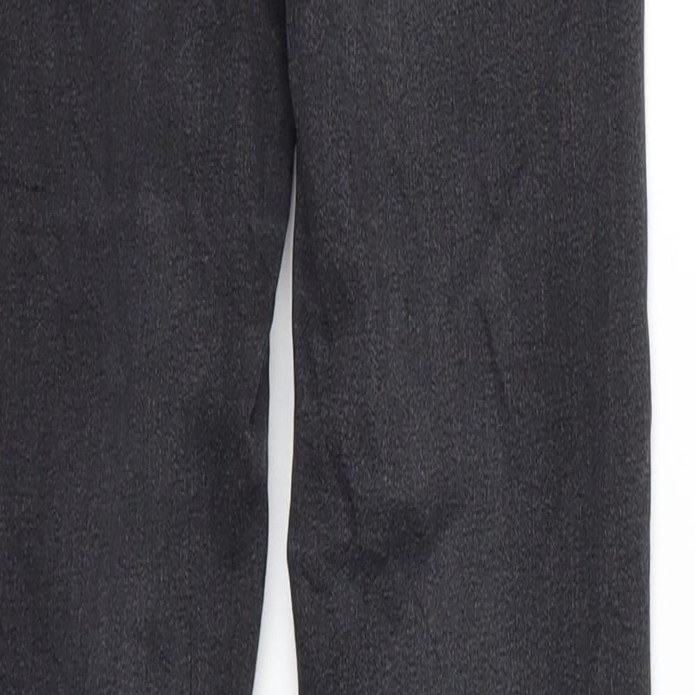 Womens UK Size XS Preworn Regular Fit Skinny Grey Jeans
