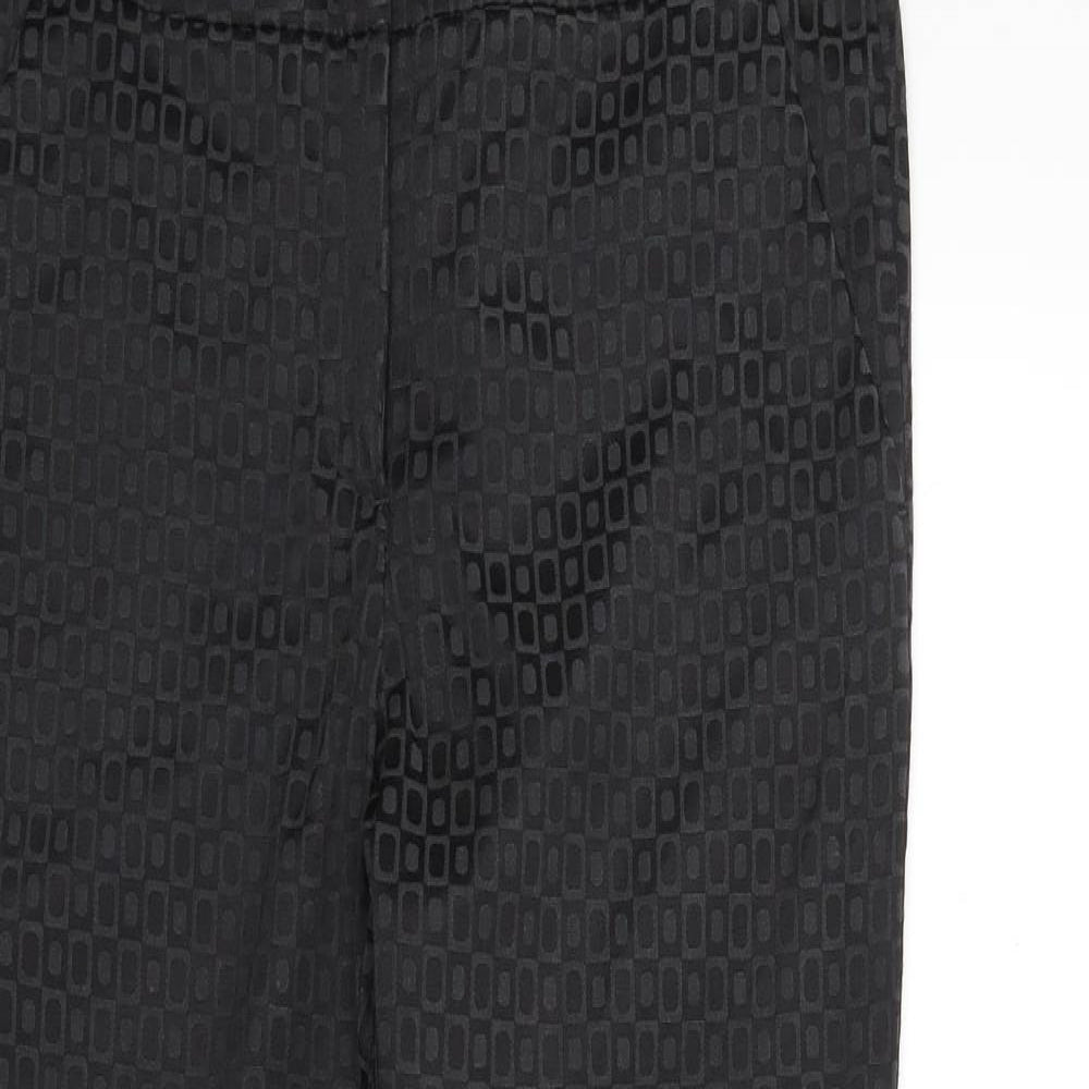 Womens UK Size 14 Preworn Regular Fit  Grey Trousers