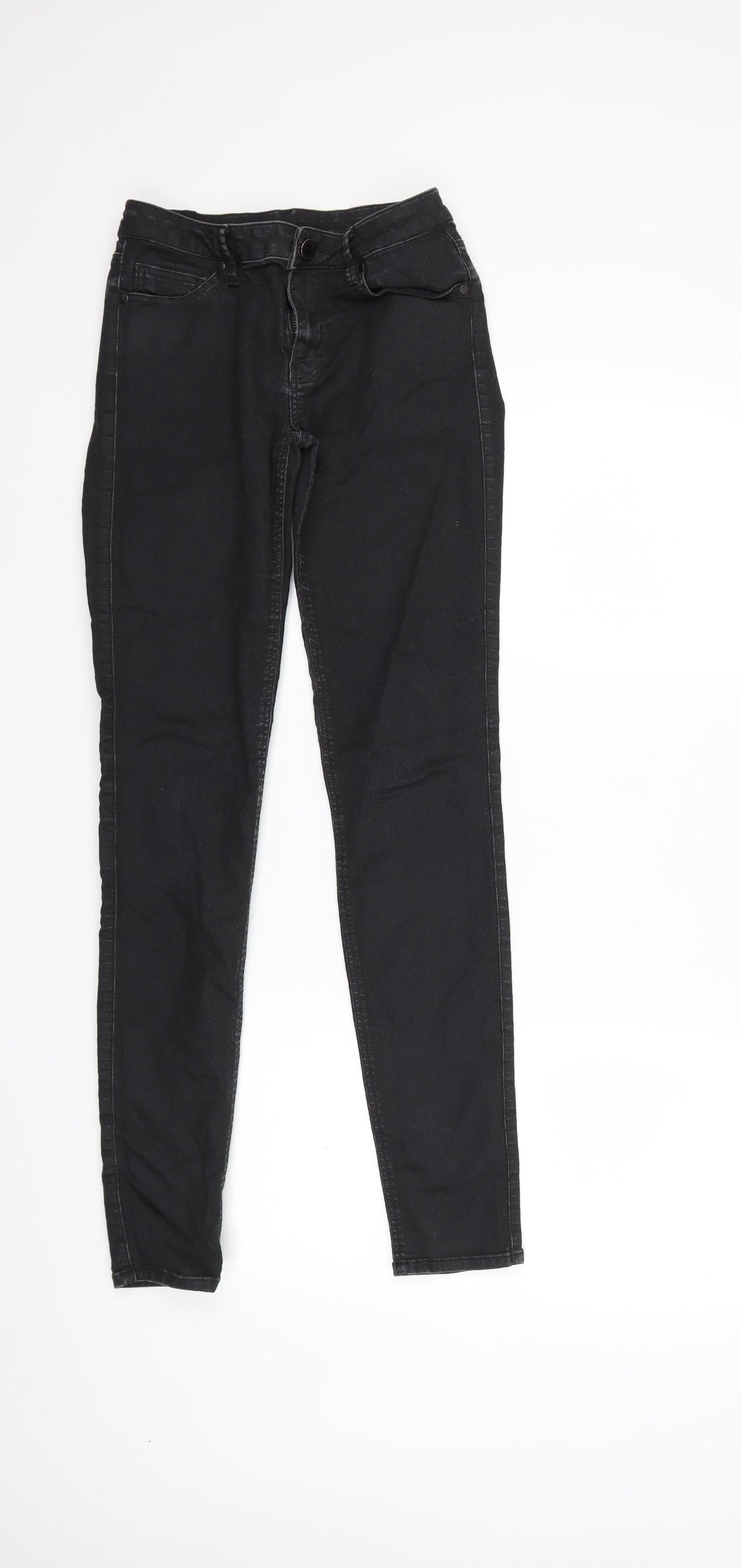 2nd Day Womens Black  Denim Skinny Jeans Size 26 in L29 in
