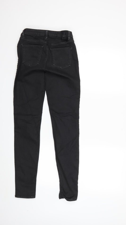 2nd Day Womens Black  Denim Skinny Jeans Size 26 in L29 in