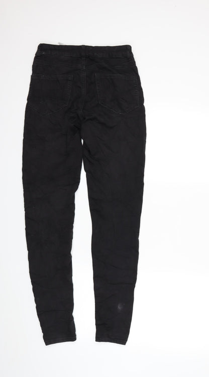 villa Womens Black  Denim Skinny Jeans Size S L30 in