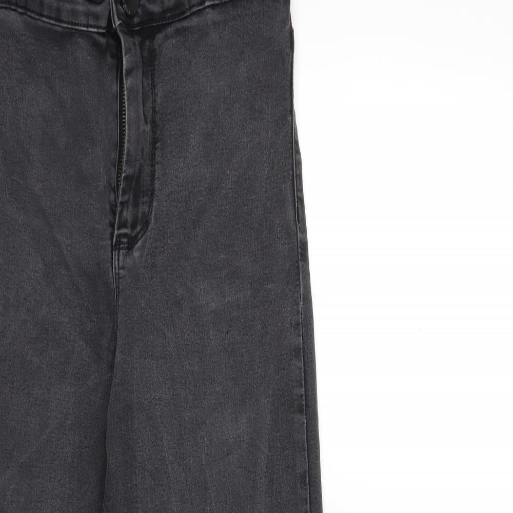 Denim & Co. Womens Black  Denim Skinny Jeans Size 14 L27 in