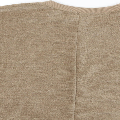 Zara Womens Brown   Pullover Sweatshirt Size M