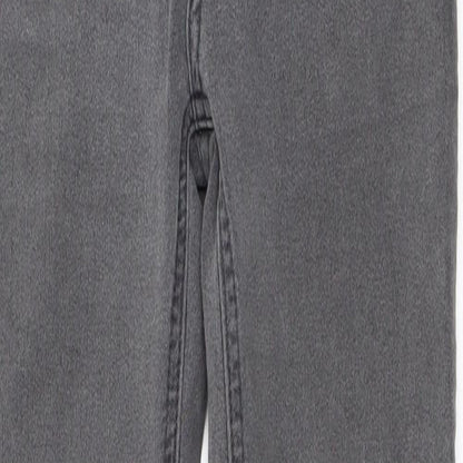 Pull&Bear Womens Grey  Denim Skinny Jeans Size 36 L27 in