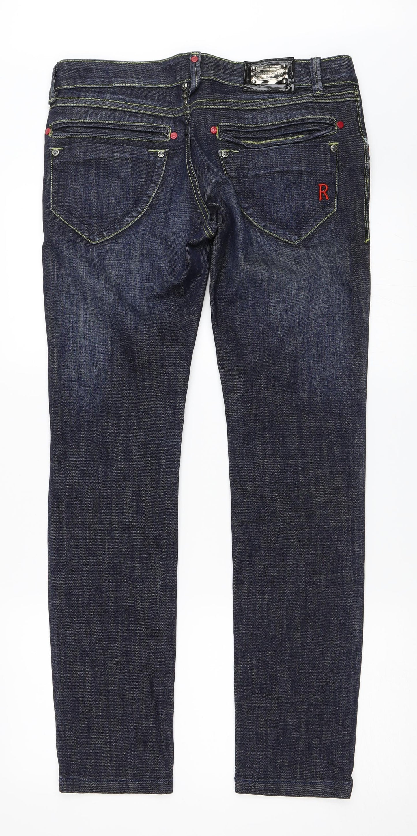 Rossa Miss Womens Blue  Denim Straight Jeans Size 31 in L31 in