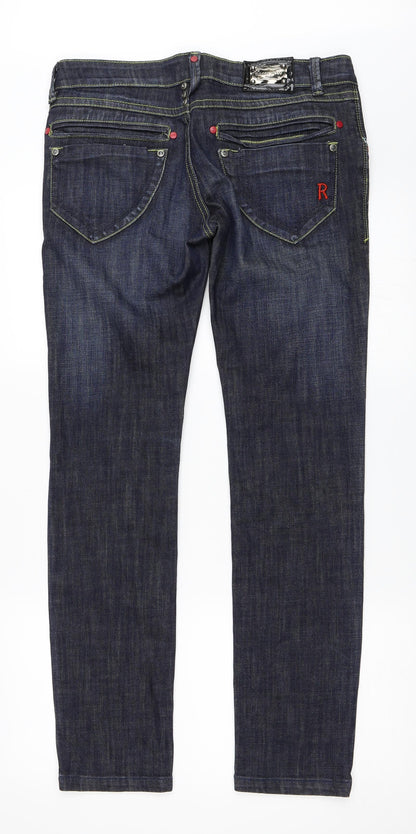 Rossa Miss Womens Blue  Denim Straight Jeans Size 31 in L31 in