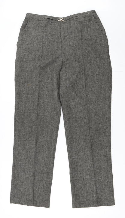 Damart Womens Grey   Trousers  Size 12 L28.5 in