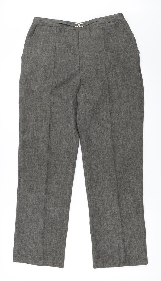 Damart Womens Grey   Trousers  Size 12 L28.5 in