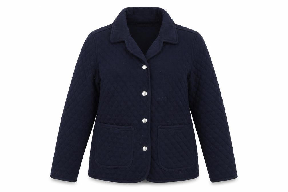 Bonmarché Womens Blue Quilted Coat Size 16