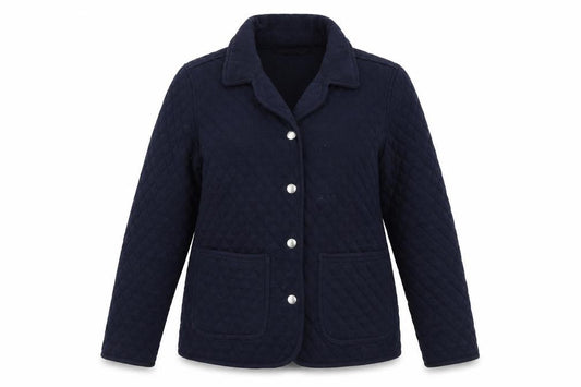 Bonmarché Womens Blue Quilted Coat Size 16