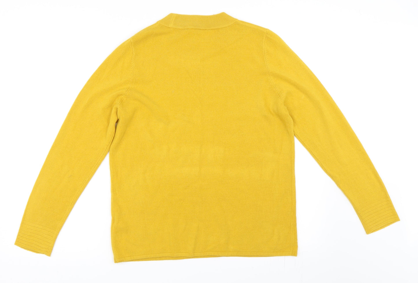 Bonmarché Womens Yellow   Pullover Jumper Size 14