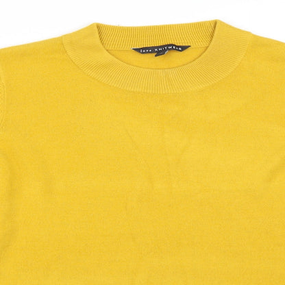 Bonmarché Womens Yellow   Pullover Jumper Size 14