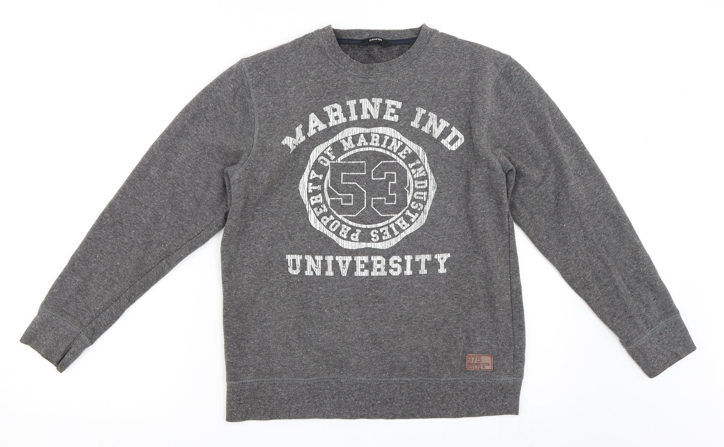 George Boys Grey   Pullover Sweatshirt Size 11-12 Years