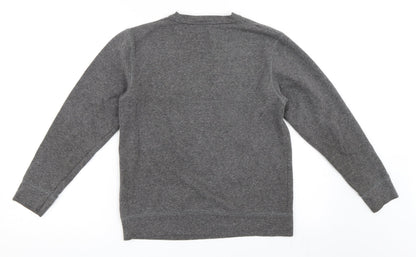 George Boys Grey   Pullover Sweatshirt Size 11-12 Years