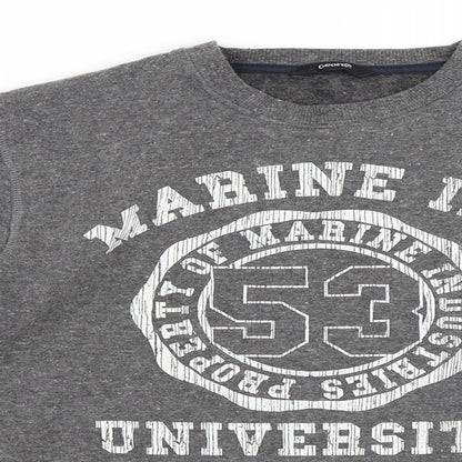 George Boys Grey   Pullover Sweatshirt Size 11-12 Years