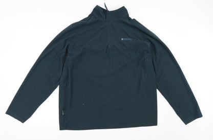Womens UK Size L Mountain Warehouse Blue Henley Sweatshirt