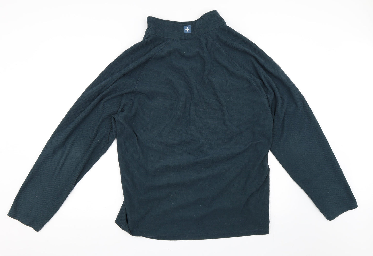 Womens UK Size L Mountain Warehouse Blue Henley Sweatshirt