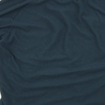 Womens UK Size L Mountain Warehouse Blue Henley Sweatshirt