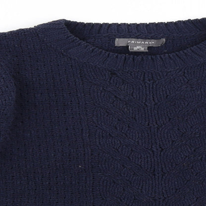 Primark Womens Blue   Pullover Jumper Size 2XS