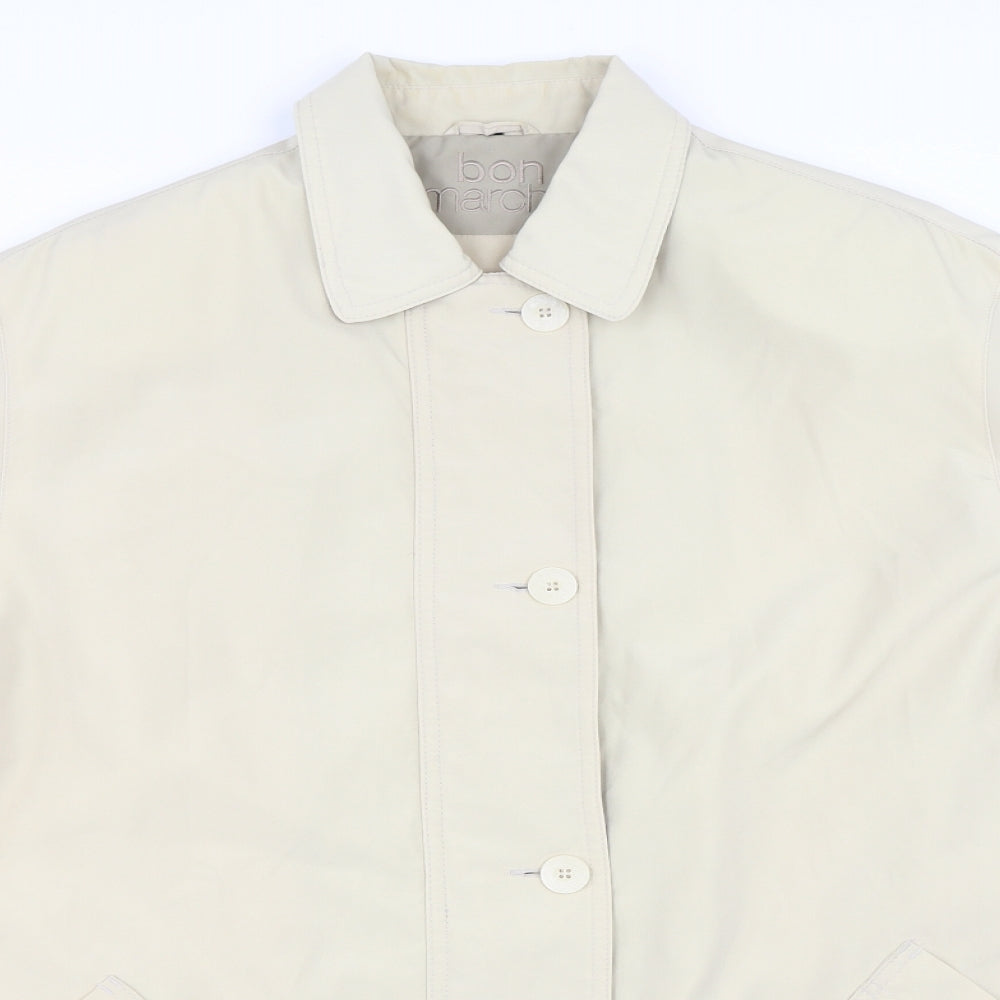 Womens UK Size 18 Bonmarché Beige Overcoat