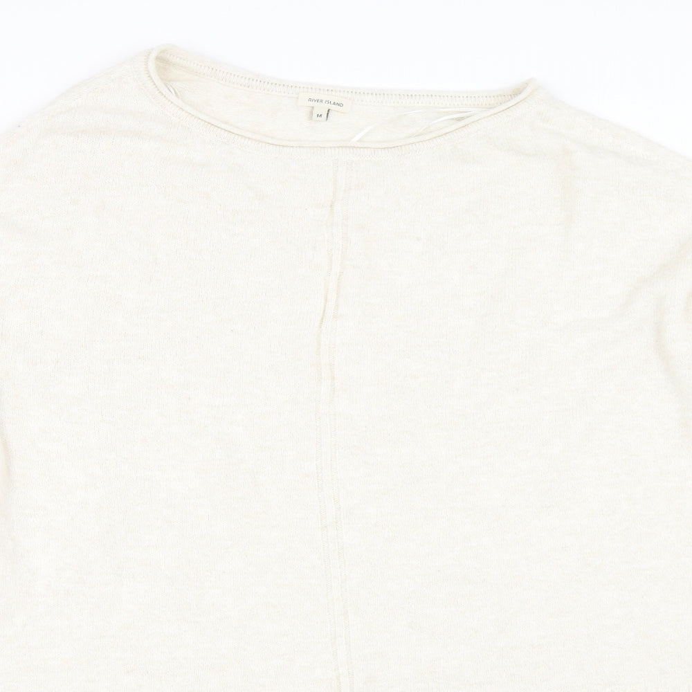 River Island Womens Beige   Pullover Jumper Size M