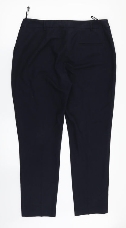 Womens UK Size 14 Dorothy Perkins Regular Fit Dress Pants Black Trousers